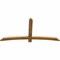 Ekena Millwork Bellingham Rough Sawn Timber Gable Bracket, Western Red Cedar, 72"W x 36"H x 2"D x 4"F, 12/12 Pitch GBW072X36X0204BEL00RWR - alternate 3